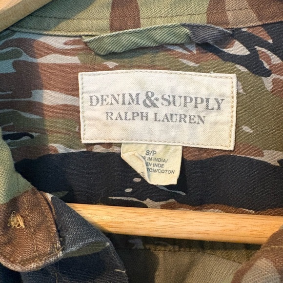 Denim & Supply Ralph Lauren Camouflage Button Down Shirt Jacket - Picture 3 of 5